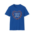 Thankful For My Blessing T-Shirt —  Heart Shaped Wreath (170)