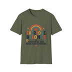 Everyone Belongs T-Shirt — Rainbow & Hearts (4)