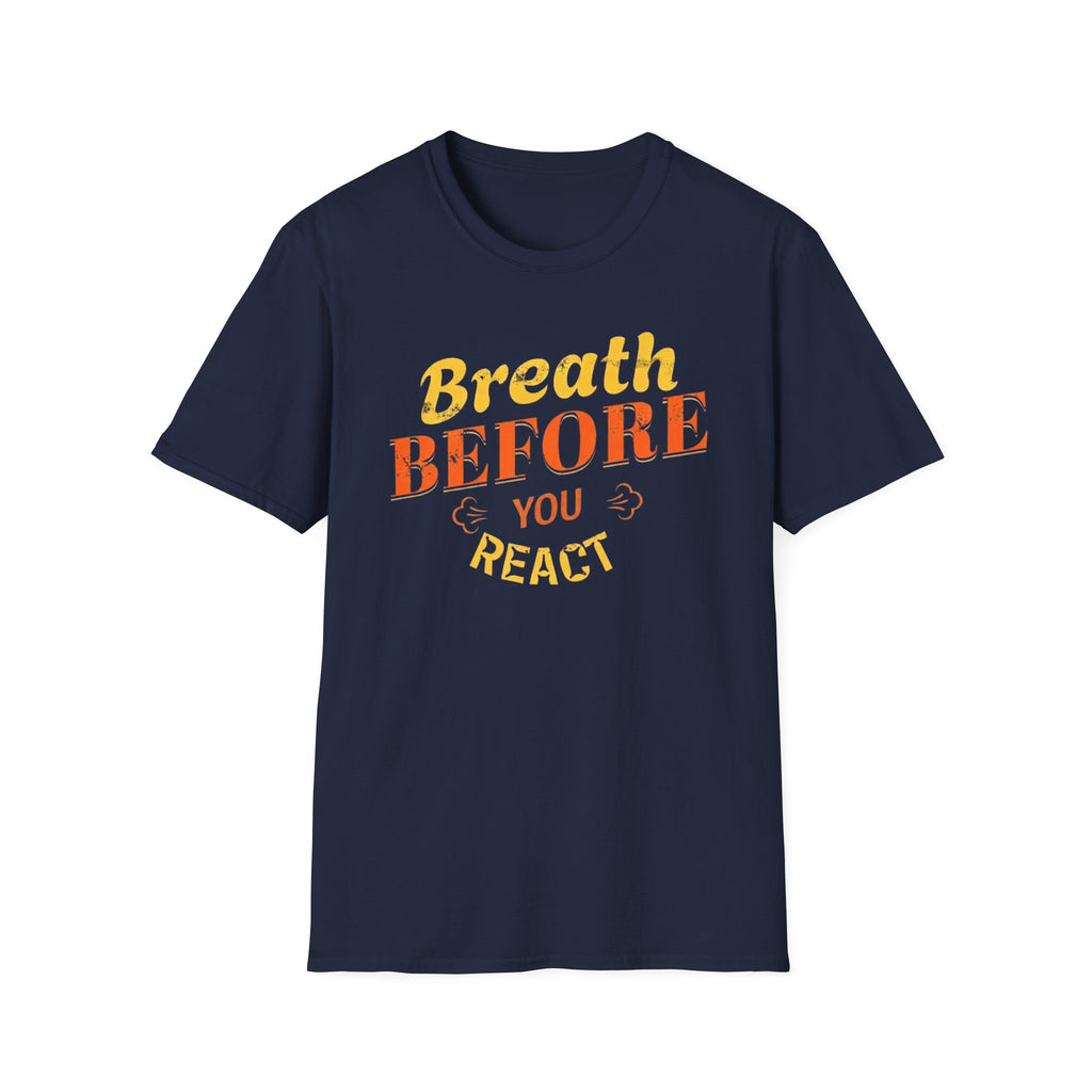 T-shirt « Respirer avant de réagir » — Respiration (123)