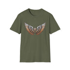 Silver Orange Wings T-Shirt — Wings (102)