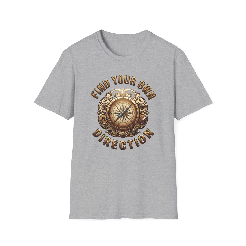 Find Your Direction T-Shirt — Compass Emblem (73)