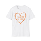 Thankful For Today T-Shirt —  Orange Heart (174)