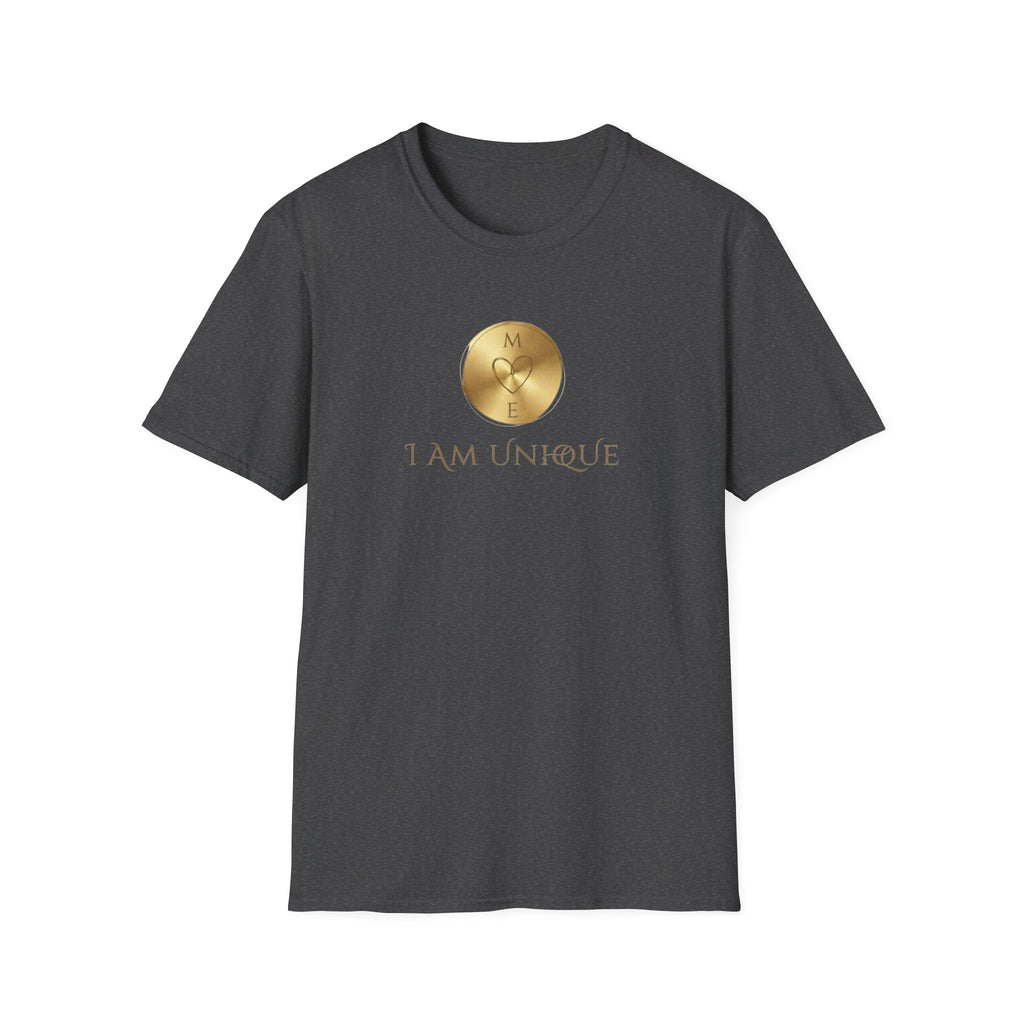 I Am Unique T-Shirt — Gold  (143 )
