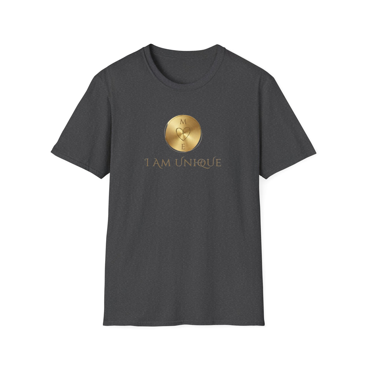 I Am Unique T-Shirt — Gold  (143 )