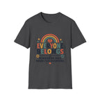 Everyone Belongs T-Shirt — Rainbow & Hearts (4)