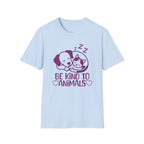 Be Kind To Animals T-Shirt — Dog & Cat (132)
