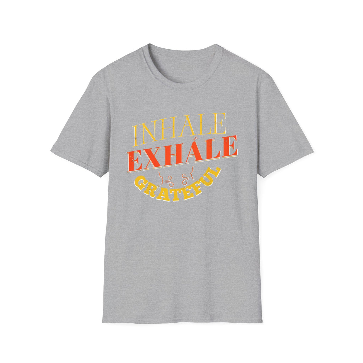 Inhale Exhale Grateful T-Shirt — Face Breath (140)