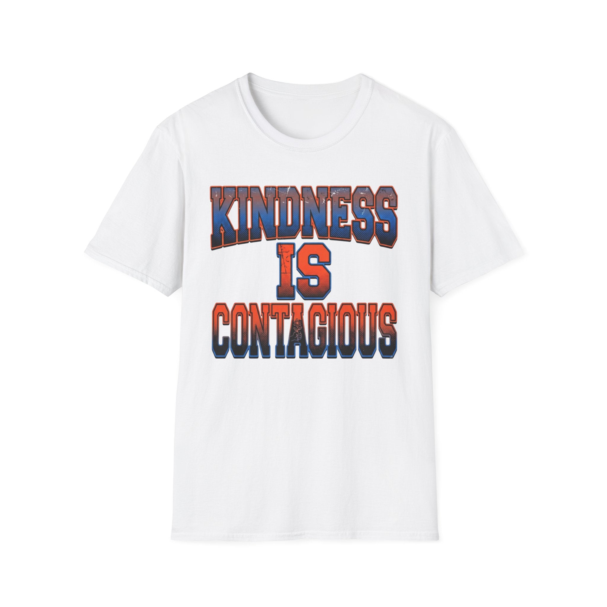 Kindness Is Contagious T-Shirt — Block Text (19)