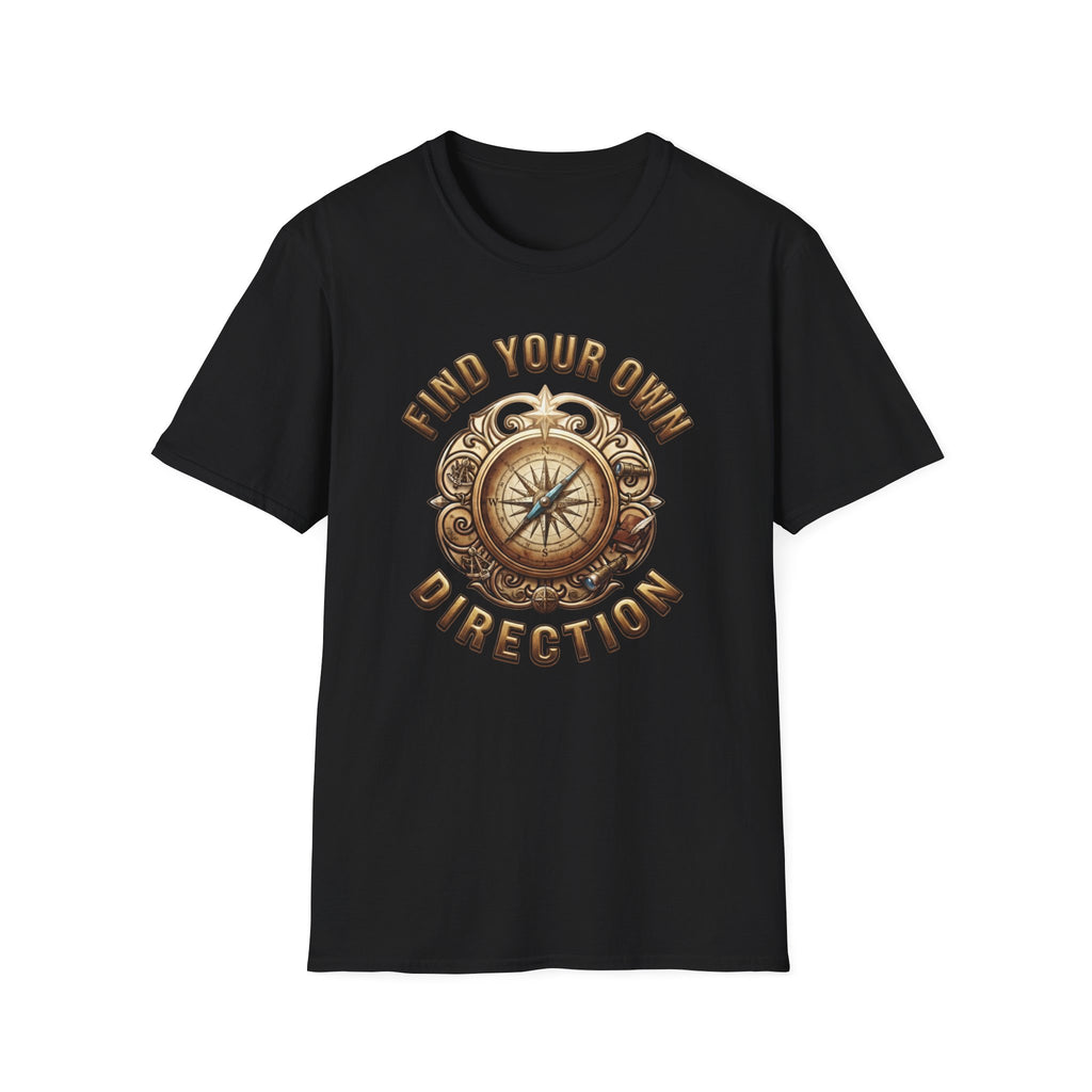 Find Your Direction T-Shirt — Compass Emblem (73)