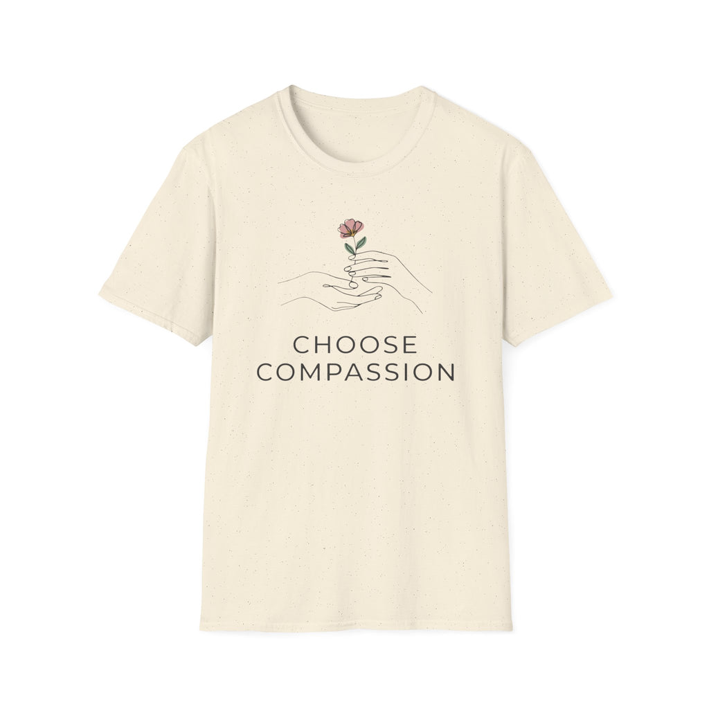 Choose Compassion T-Shirt — Hand & Flower (57)
