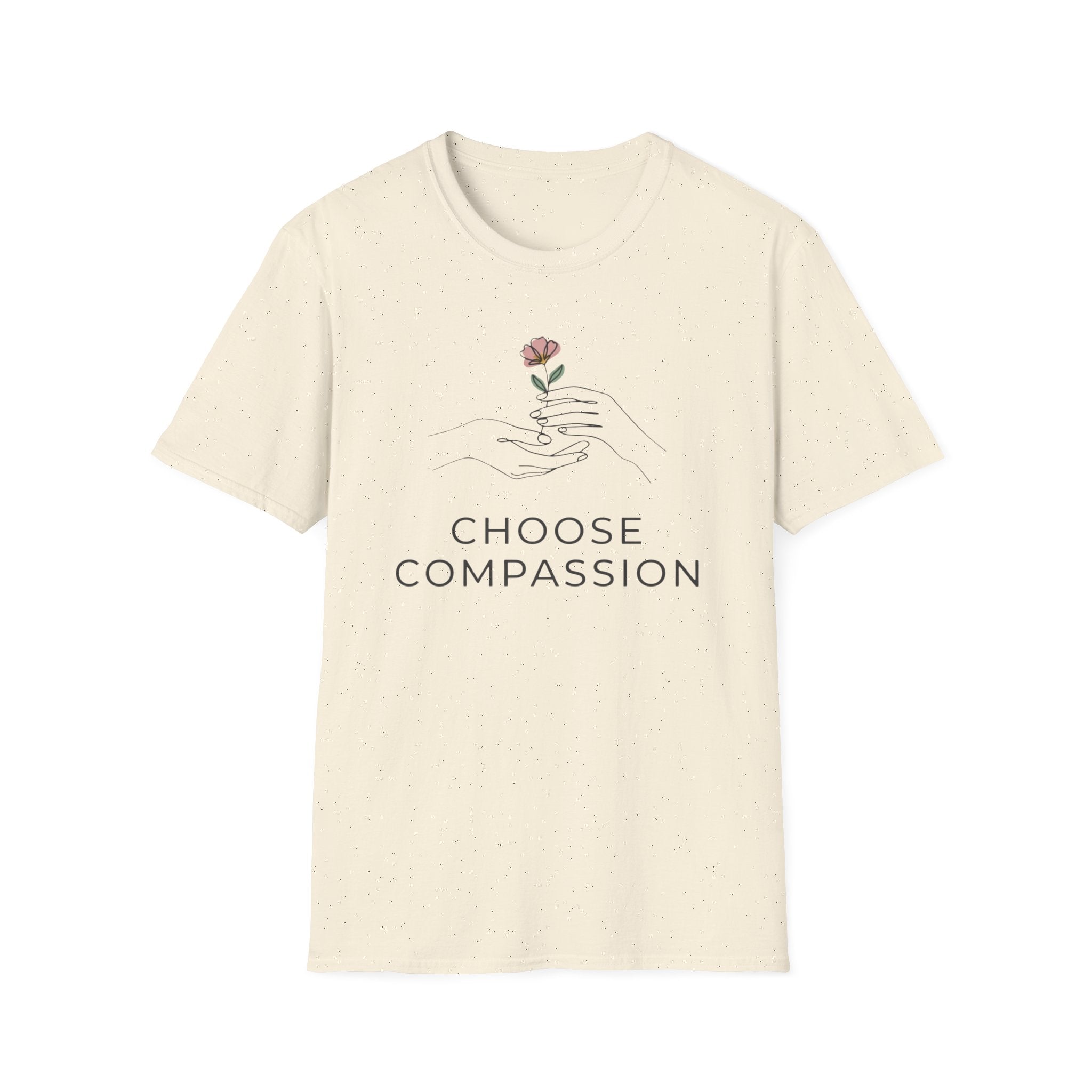 Choose Compassion T-Shirt — Hand & Flower (57)