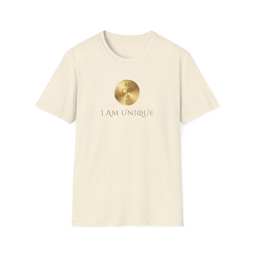 I Am Unique T-Shirt — Gold  (143 )