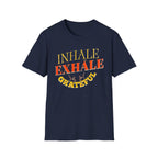 Inhale Exhale Grateful T-Shirt — Face Breath (140)