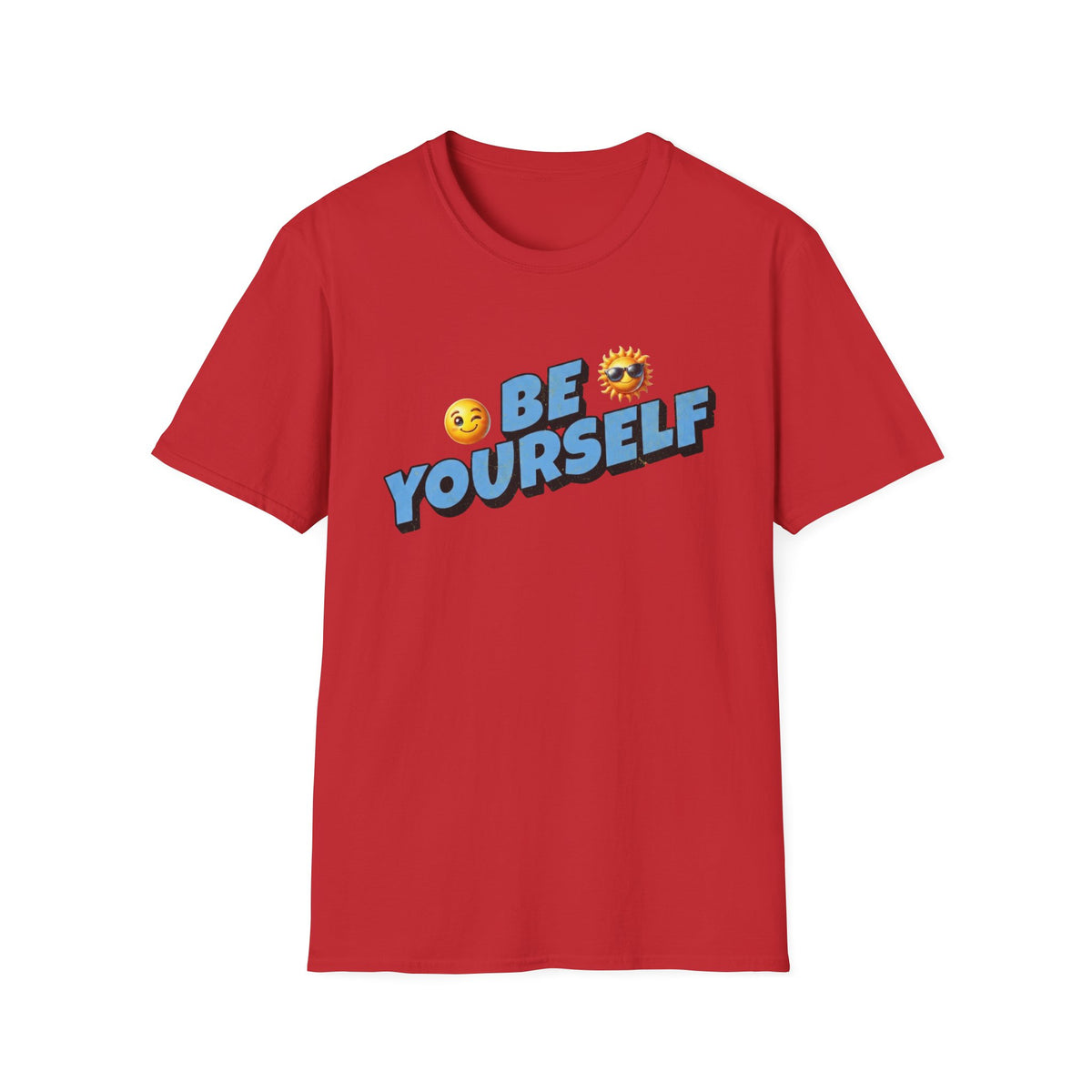 Be Yourself - Emoji T-Shirt — Face Emoji (136)