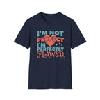 I'm Not Perfect I'm Perfectly Flawed T-Shirt — Heart & Stars (126)