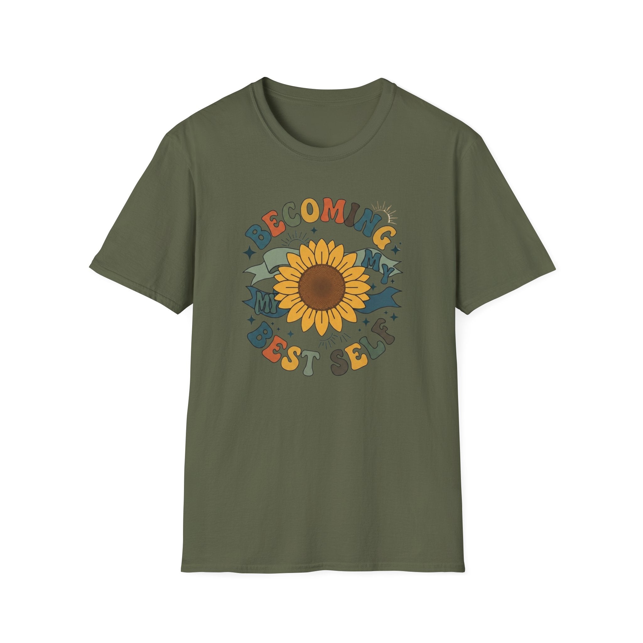 Becoming My Best Self T-Shirt — Sunflower (67)