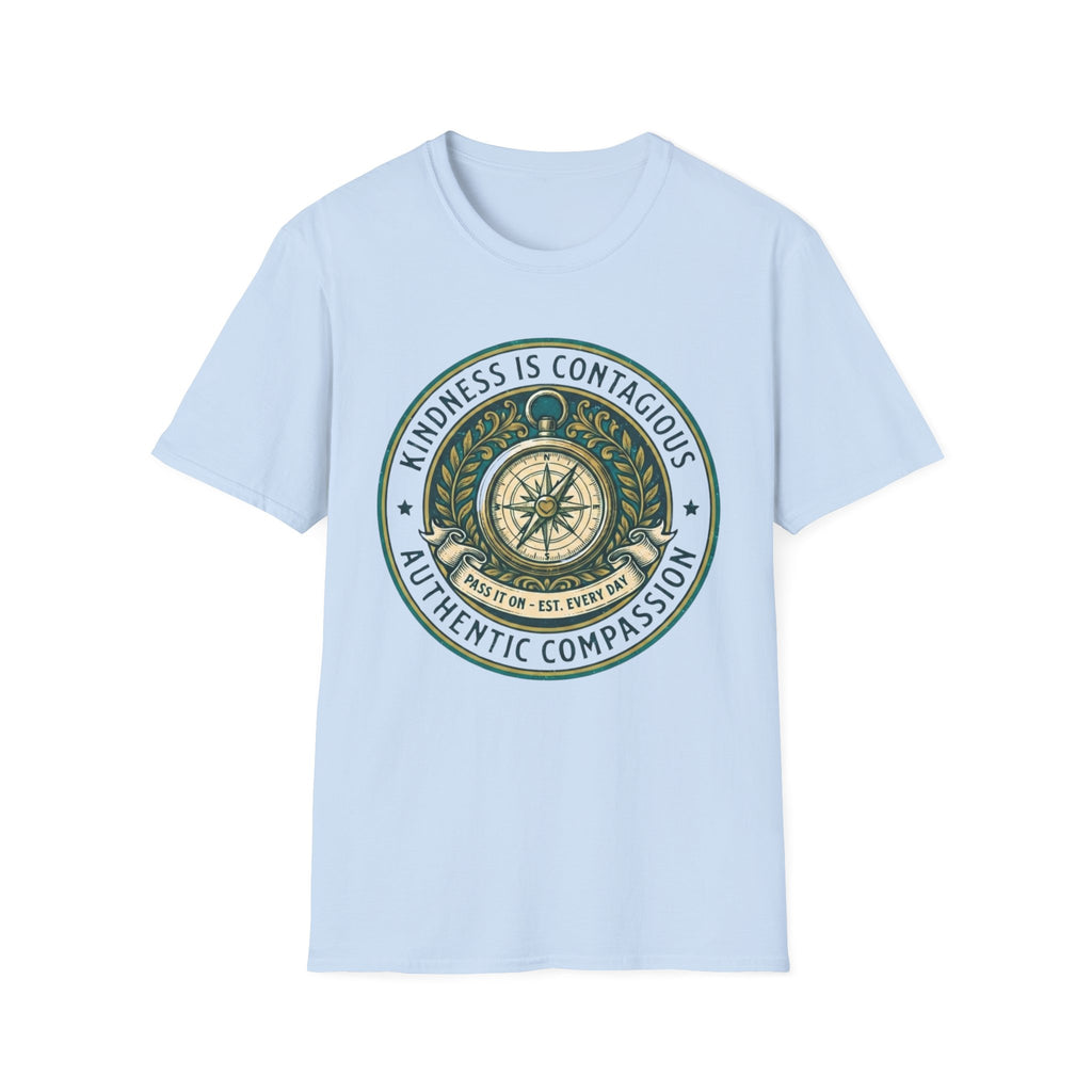 Kindness Is Contagious T-Shirt —Emblem & Compass (20)