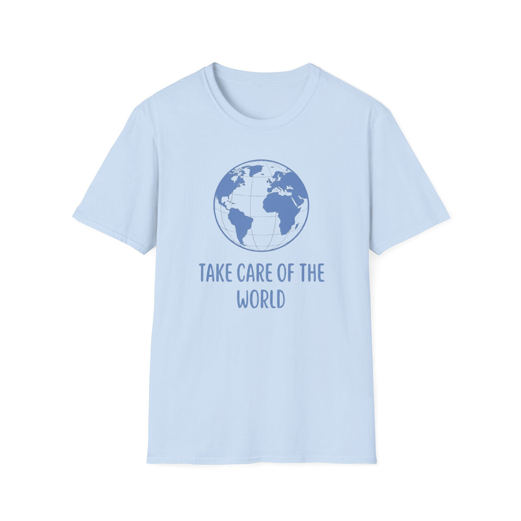 Take Care Of The World T-Shirt — Globe (134)