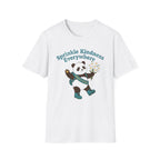 Sprinkle Kindness Everywhere T-Shirt —Panda & Flowers (55)
