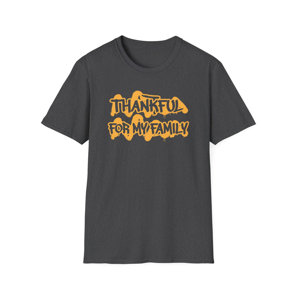 Thankful For My Family T-Shirt — Text (165)