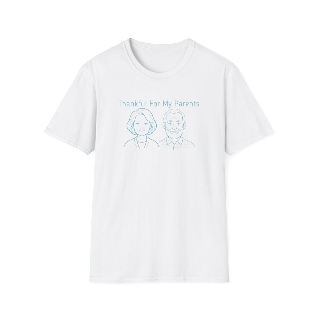 Thankful For My Parents T-Shirt — Mom & Dad (159)