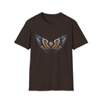 Gold Blue Wings T-Shirt — Wings (101)