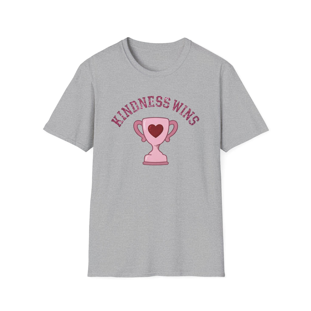 Kindness Wins T-Shirt — Pink Trophy (52)