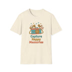 Capture Happy Memories T-Shirt — Camera Bird (90)