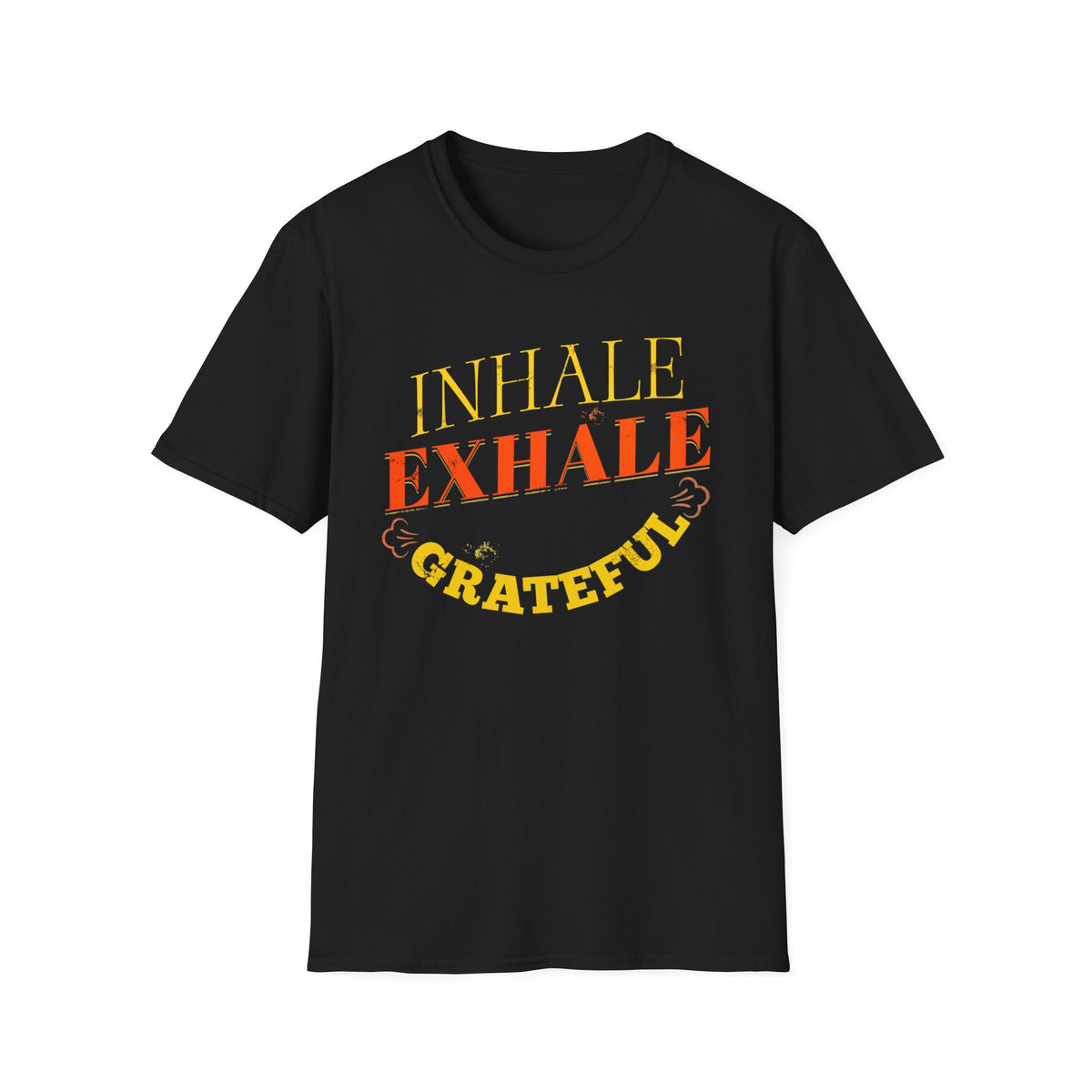 Inhale Exhale Grateful T-Shirt — Breath (141)