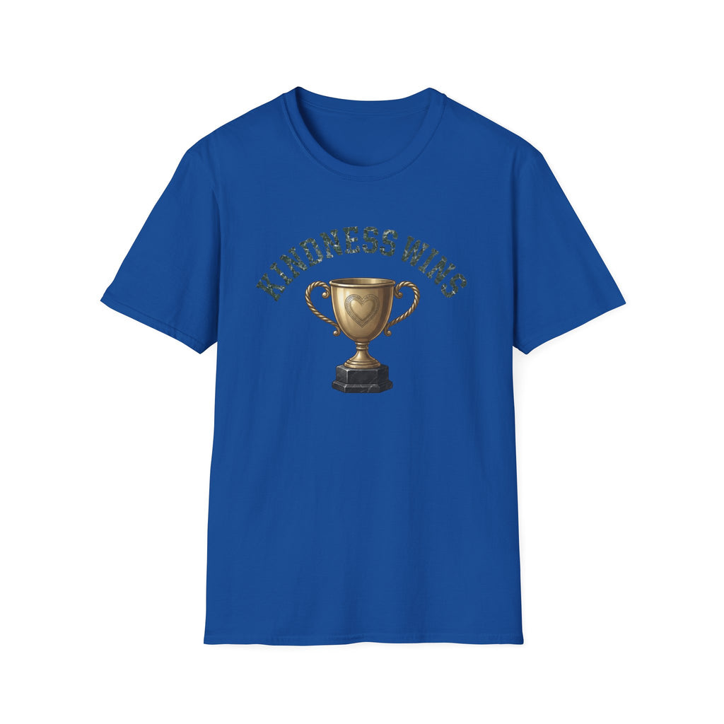 Kindness Wins T-Shirt — Gold Trophy (49)