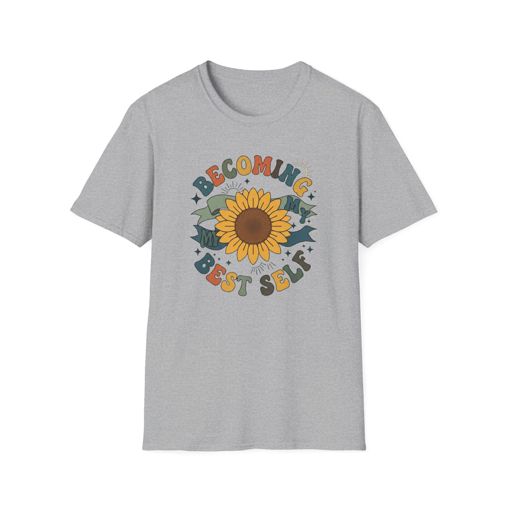 Becoming My Best Self T-Shirt — Sunflower (67)