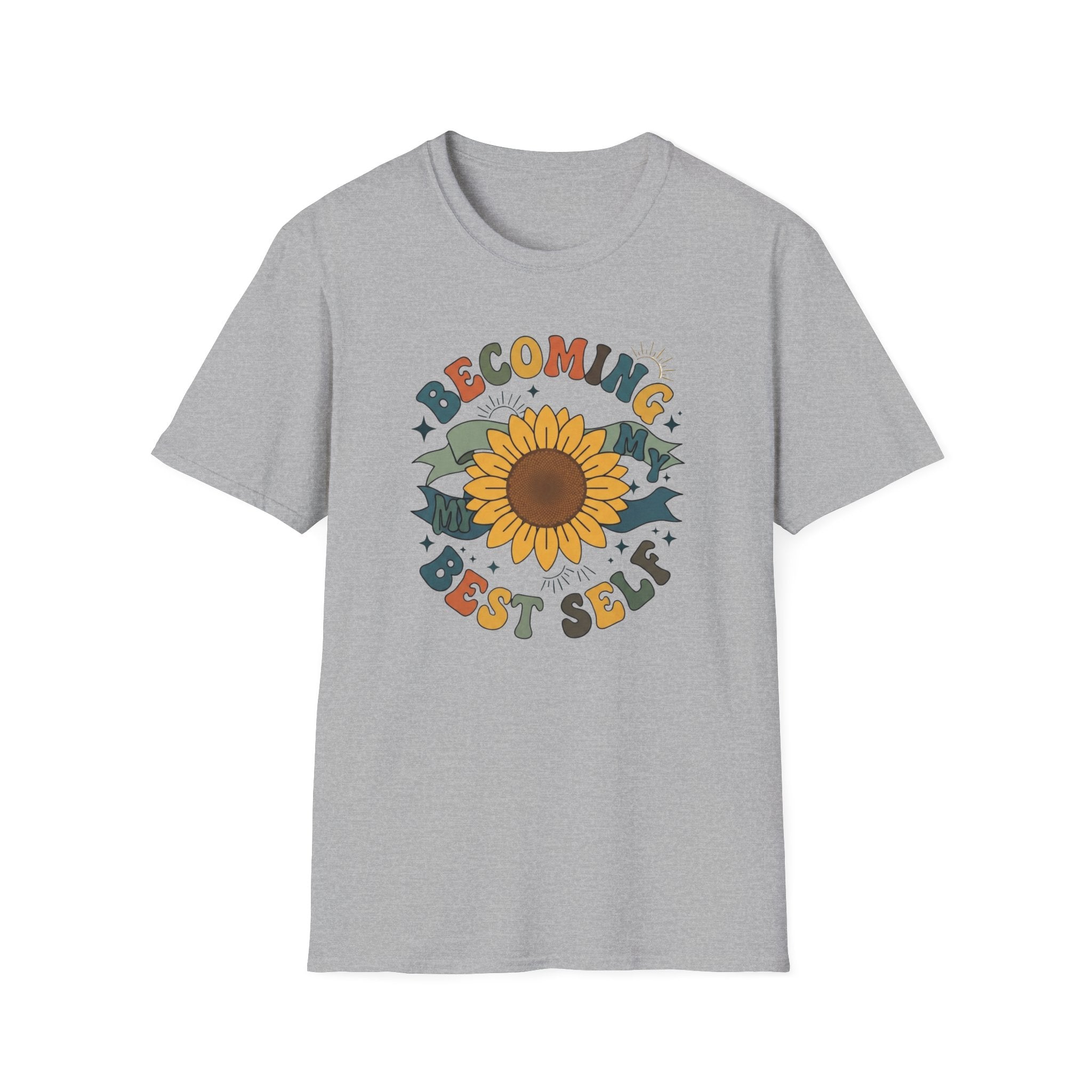 Becoming My Best Self T-Shirt — Sunflower (67)