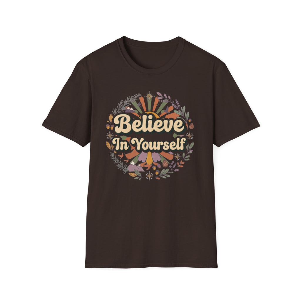 Believe In Yourself T-Shirt — Acorn Leaves (79)