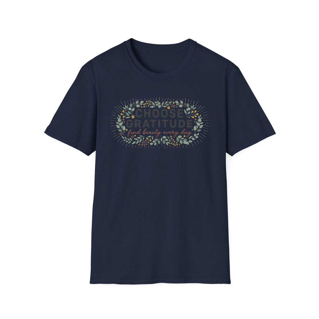 Choose Gratitude T-Shirt — Leaves (28)