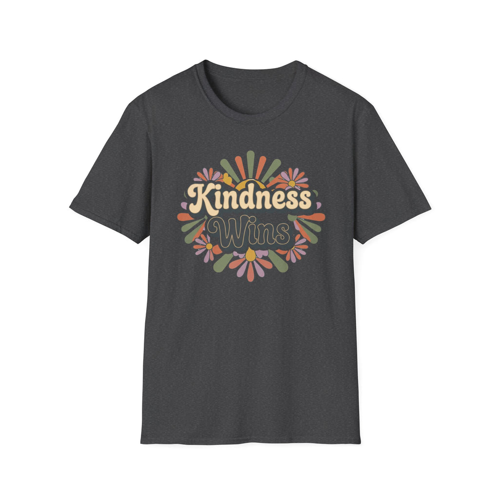 Kindness Wins T-Shirt —Floral (42)