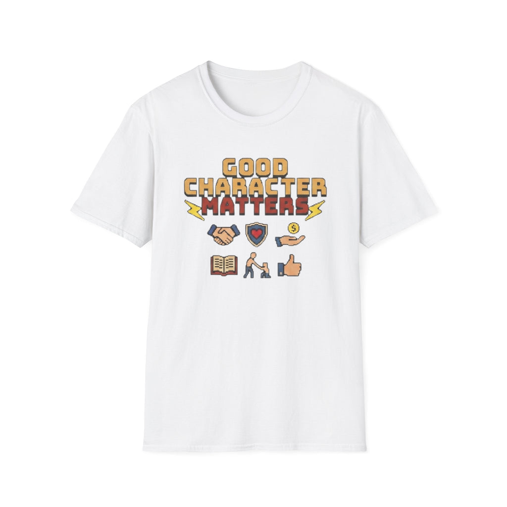 Good Character Matters T-Shirt — Small Symbols (125)
