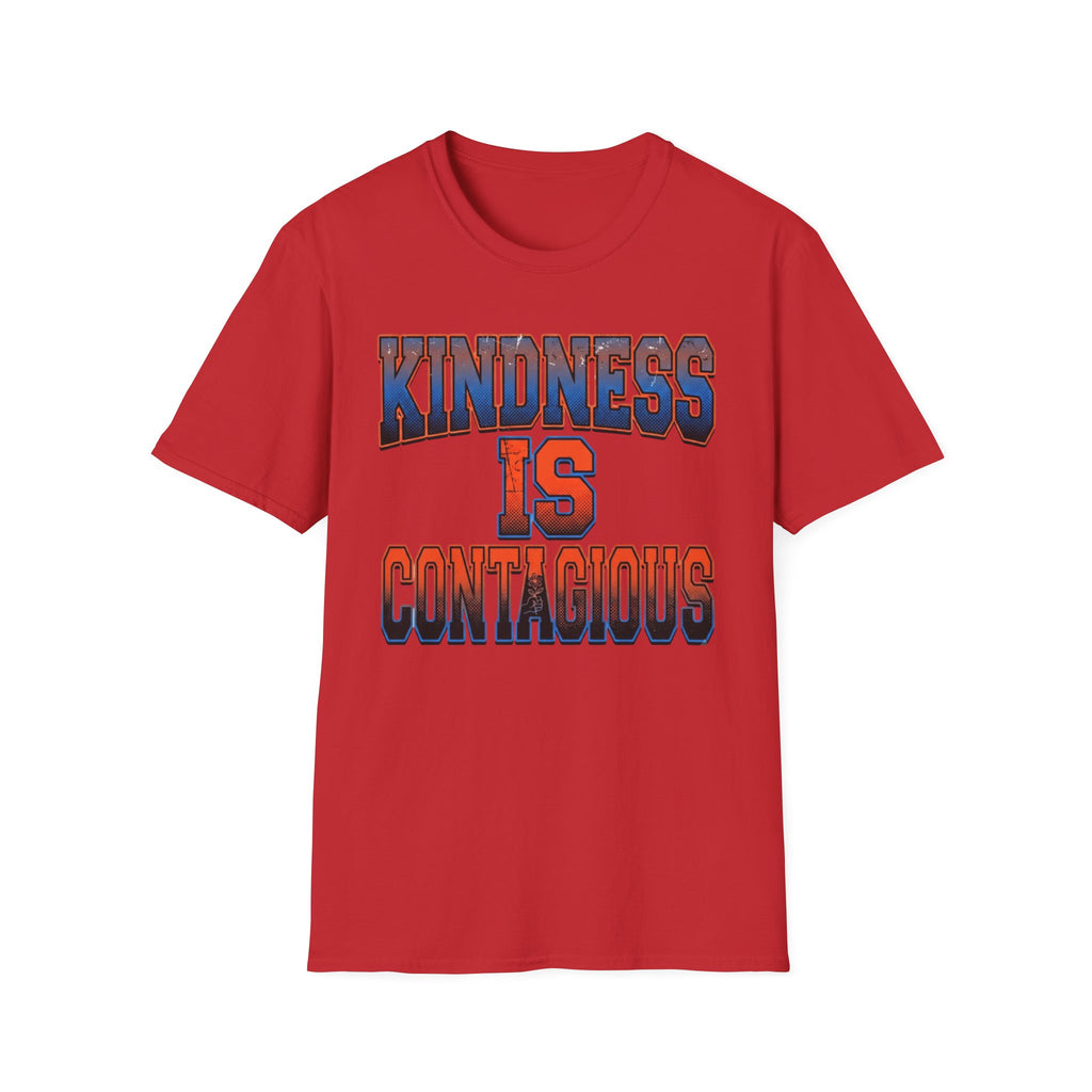 Kindness Is Contagious T-Shirt — Block Text (19)
