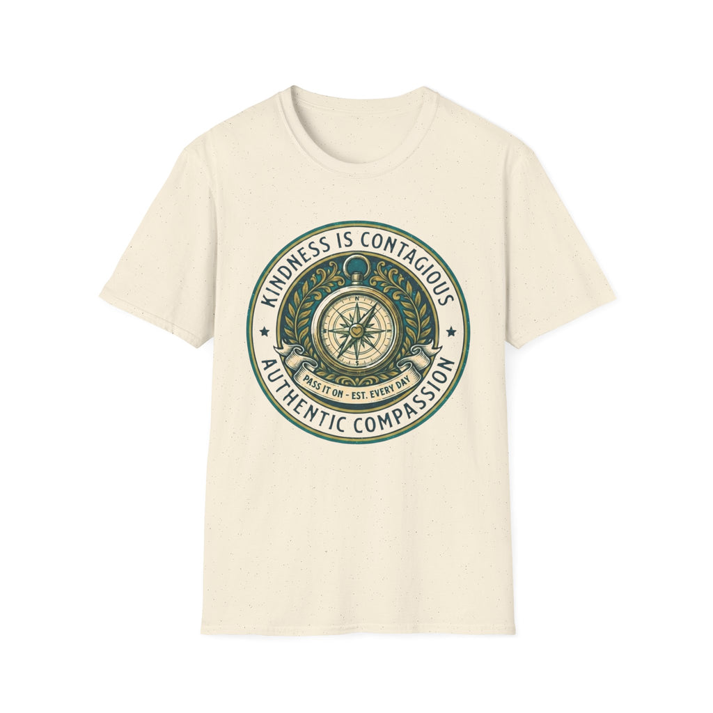 Kindness Is Contagious T-Shirt —Emblem & Compass (20)