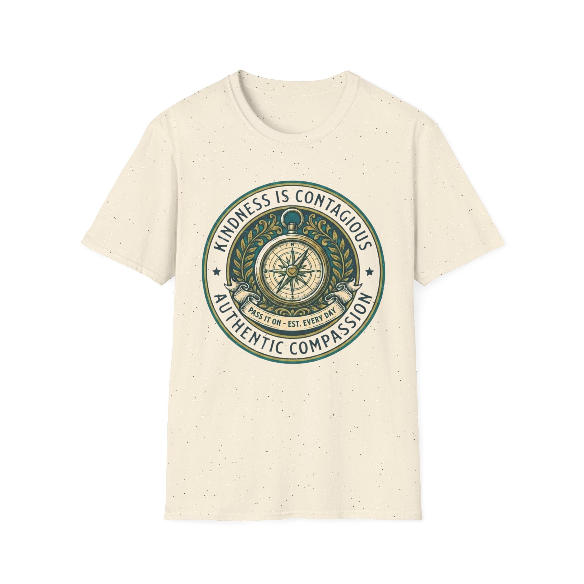 Kindness Is Contagious T-Shirt —Emblem & Compass (20)