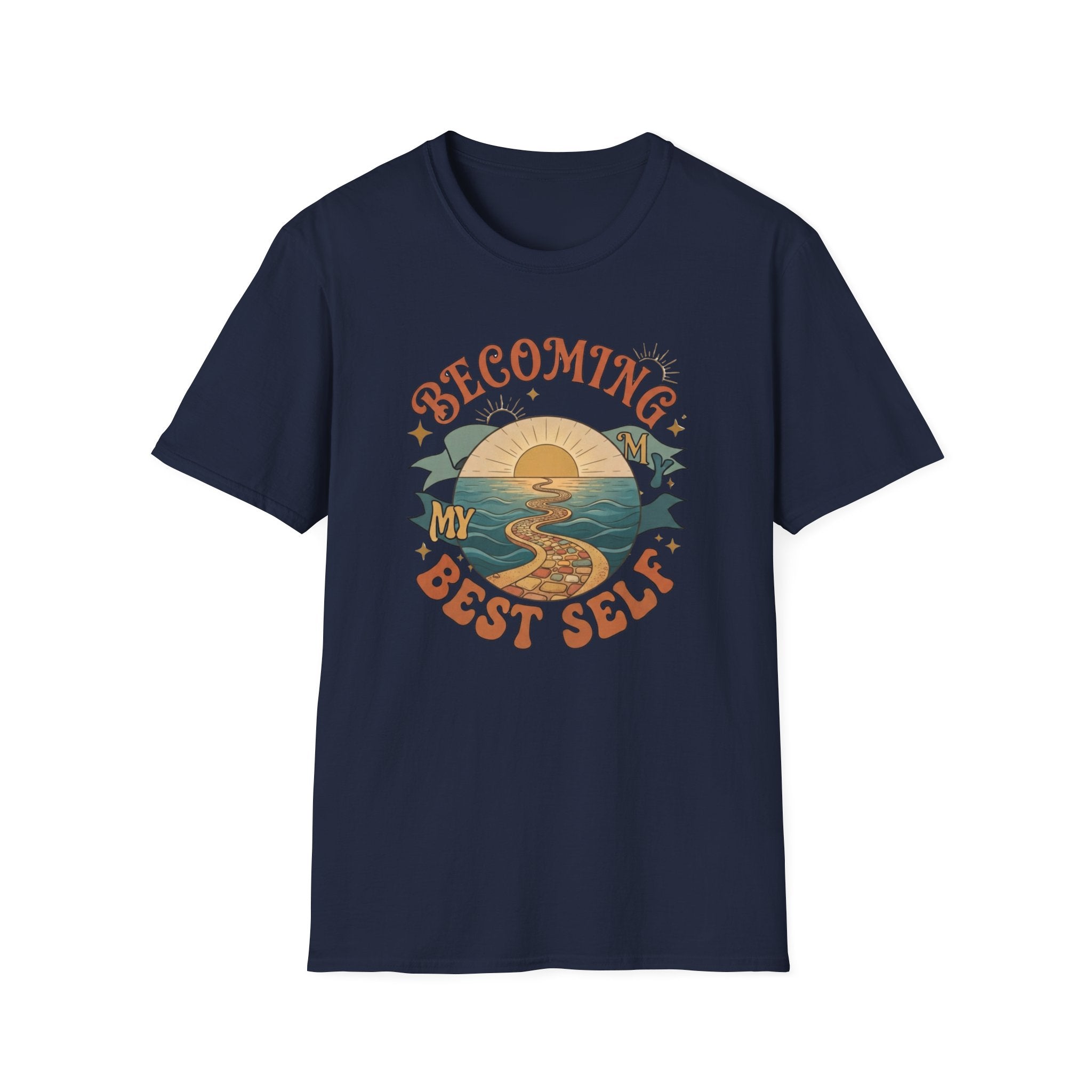 Becoming My Best Self T-Shirt — Sunrise Path (69)