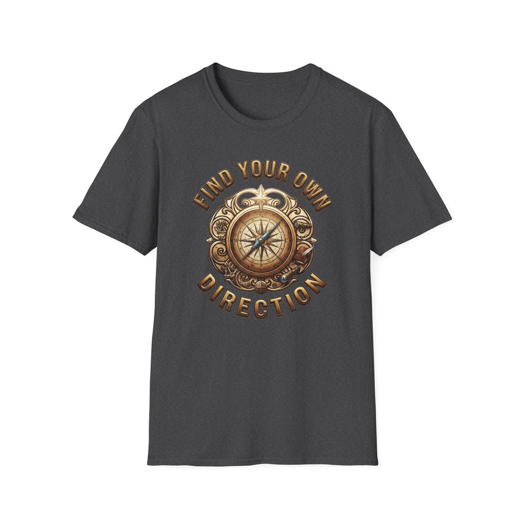 Find Your Direction T-Shirt — Compass Emblem (73)