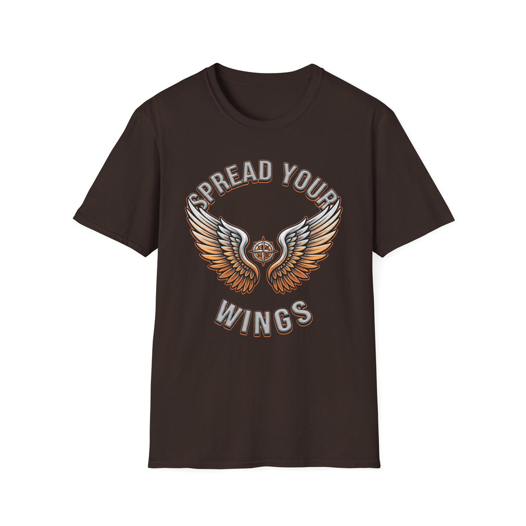 Spread Your Wings T-Shirt — Wings Orange (70)