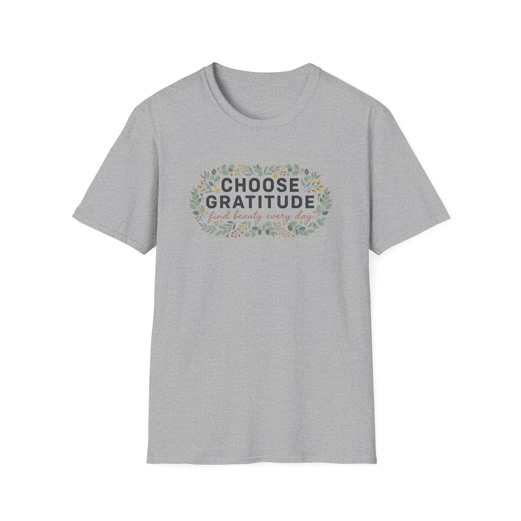 Choose Gratitude T-Shirt — Leaves (28)