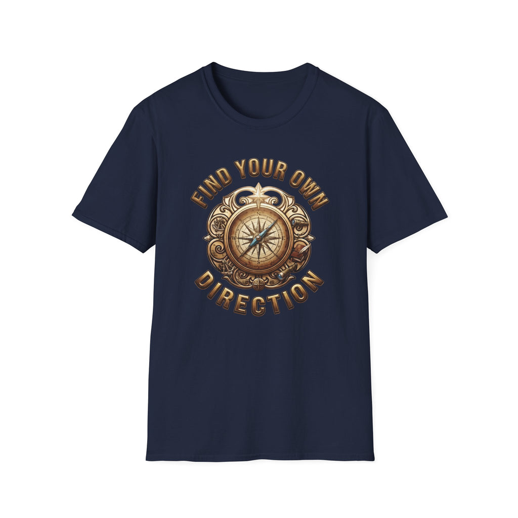 Find Your Direction T-Shirt — Compass Emblem (73)