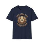 Find Your Direction T-Shirt — Compass Emblem (73)
