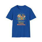 Capture Happy Memories T-Shirt — Camera Bird (90)
