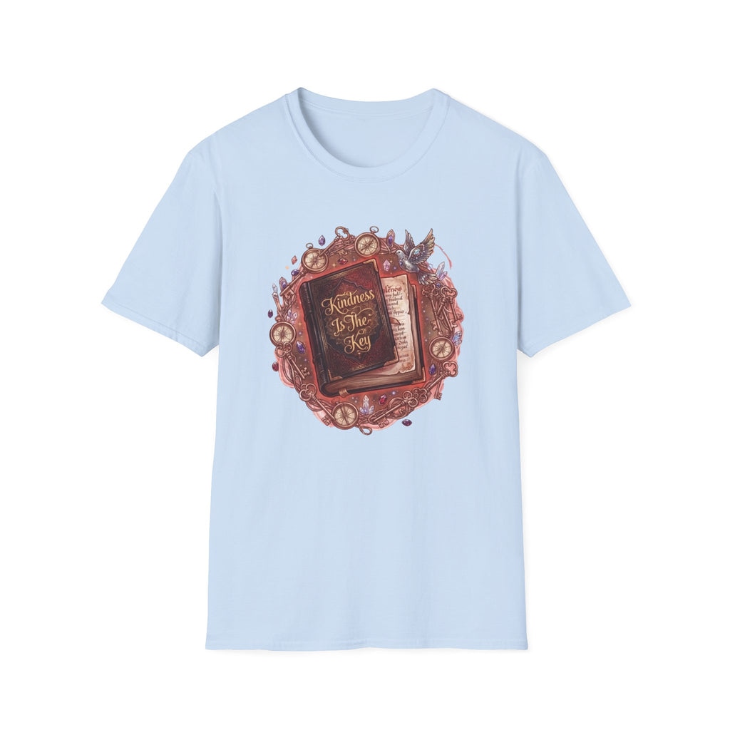 Kindness Is The Key T-Shirt — Compass & Book (84)