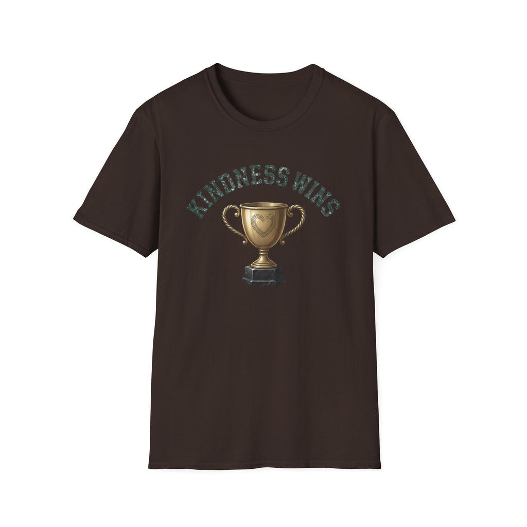 Kindness Wins T-Shirt — Gold Trophy (49)