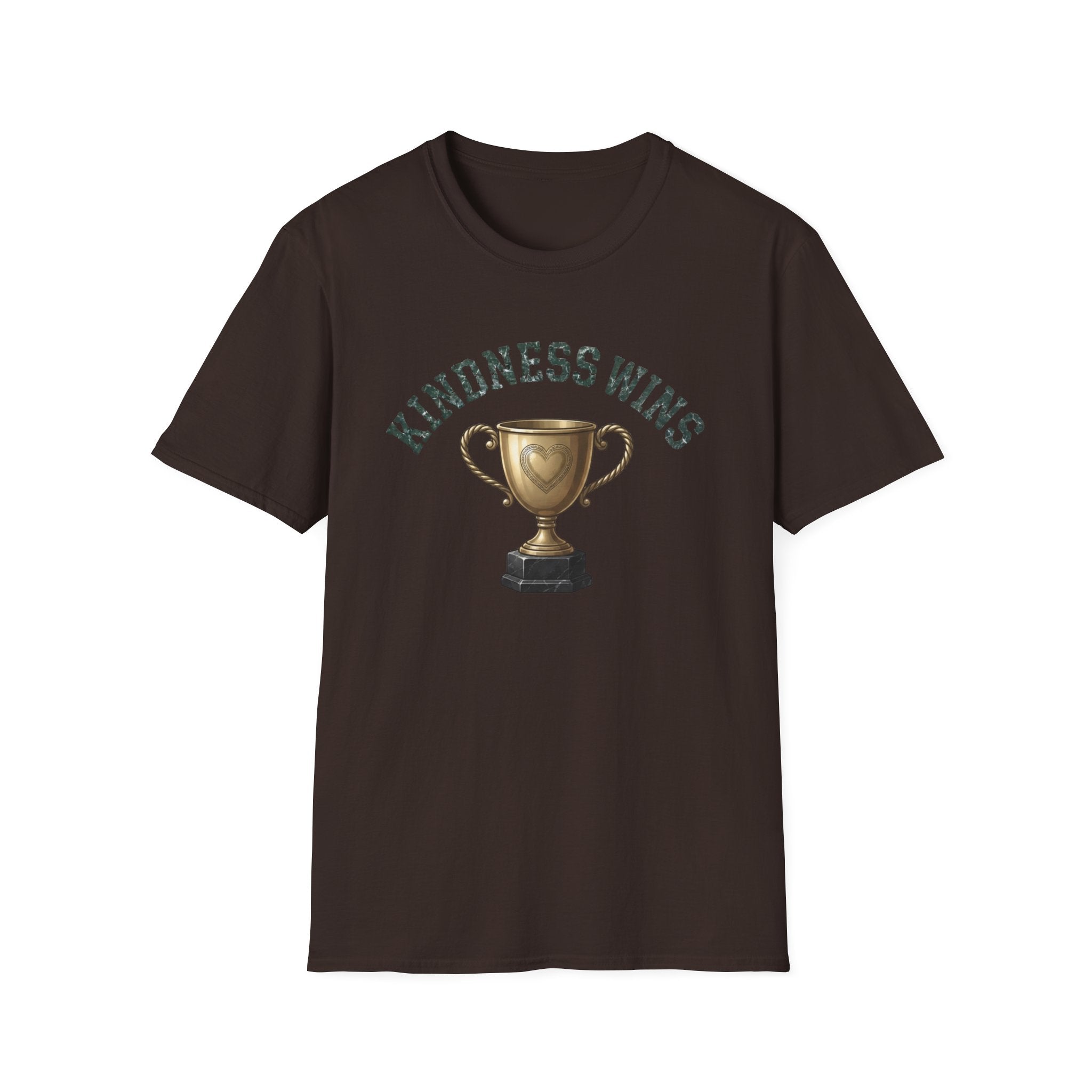 Kindness Wins T-Shirt — Gold Trophy (49)