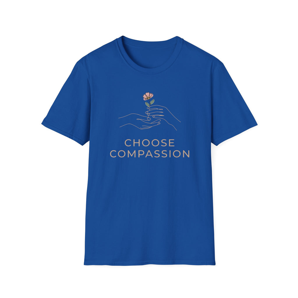 Choose Compassion T-Shirt — Hand & Flower (57)